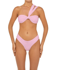 BSWS-T83 Double Strap One Shoulder Bandeau Top