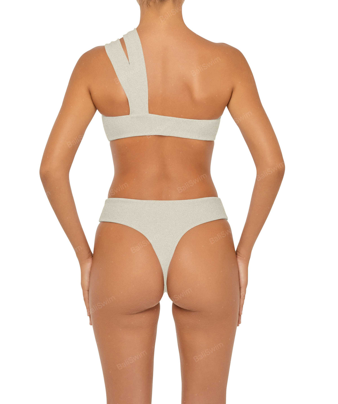 BSWS-T83 Asymmetric Bandeau Bikini Top