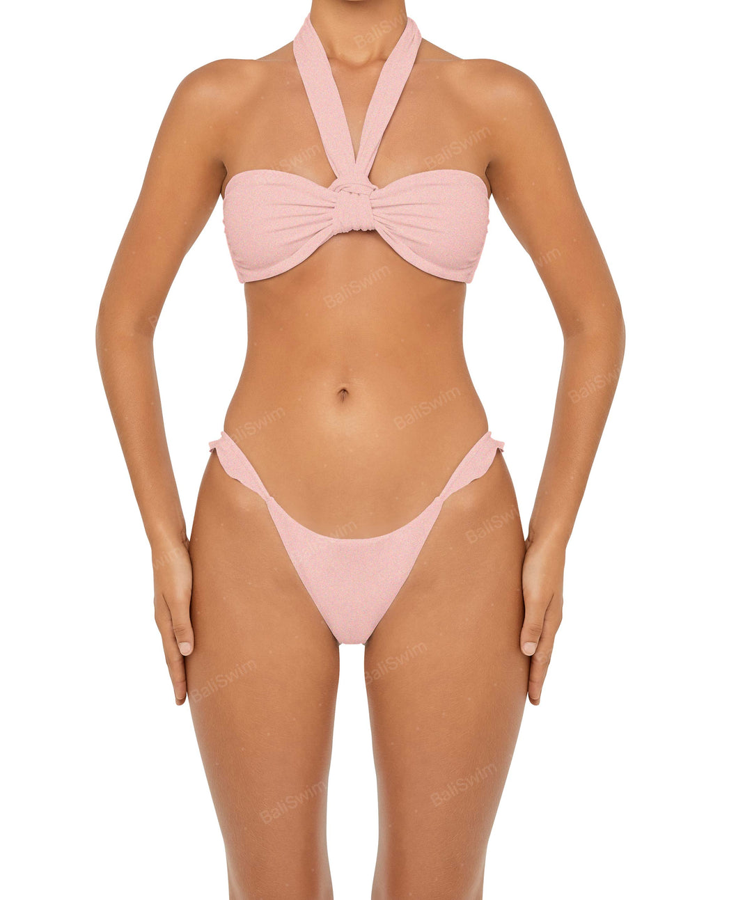 BSWS-T86 Removable Halter Bandeau Bikini Top