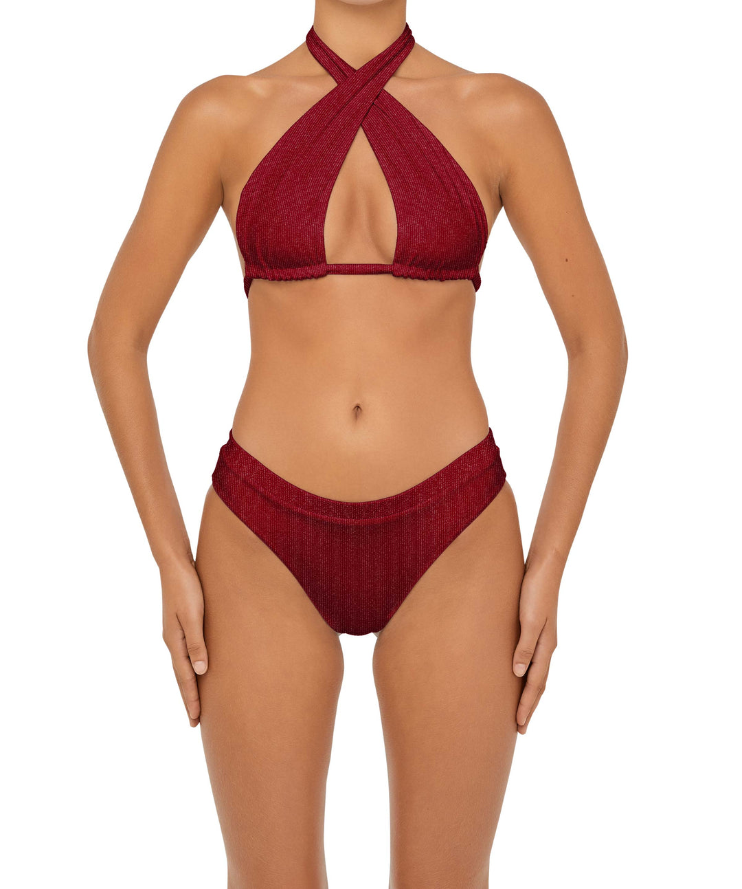 BSWS-B87 Fold-Over Waistband Bikini Bottom