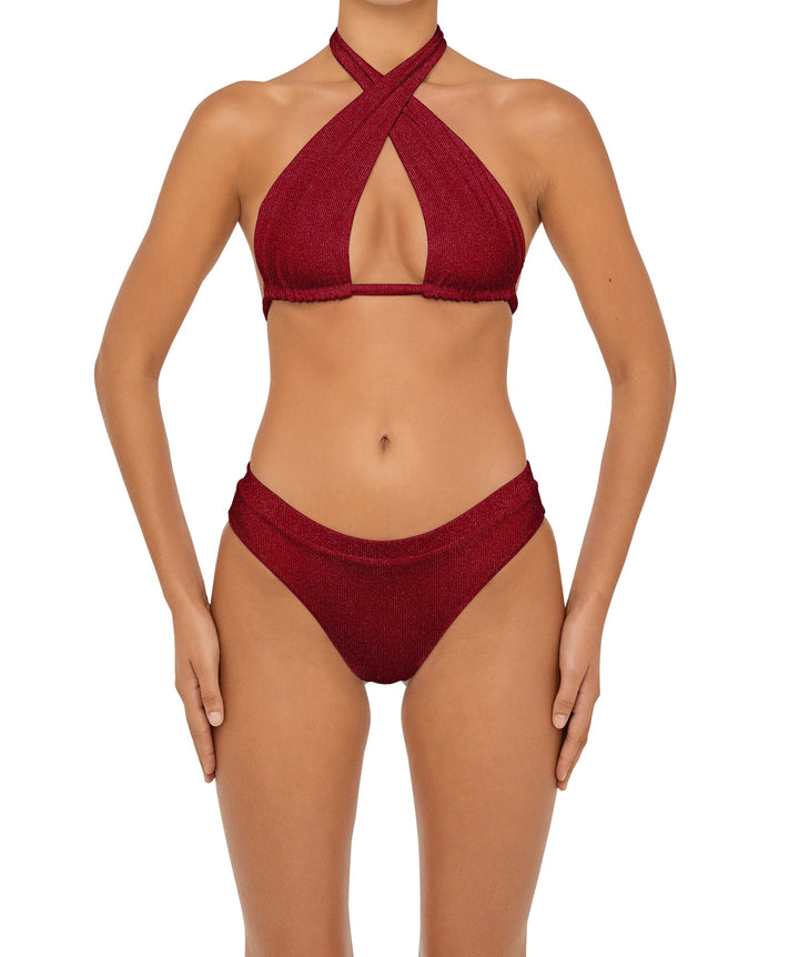 BSWS-B87 Fold-Over Waistband Bikini Bottom
