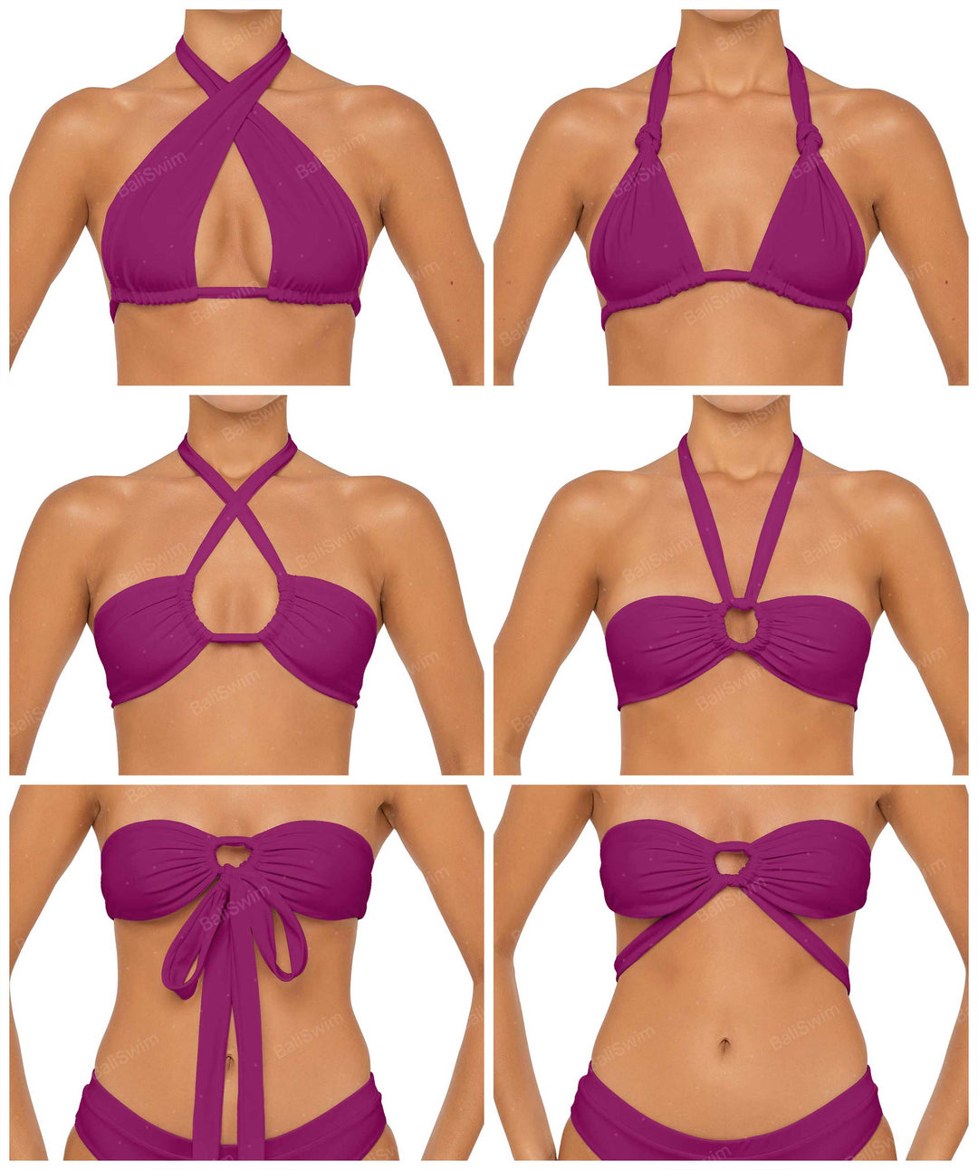 BSWS-B87 Mid Rise Bikini Bottom