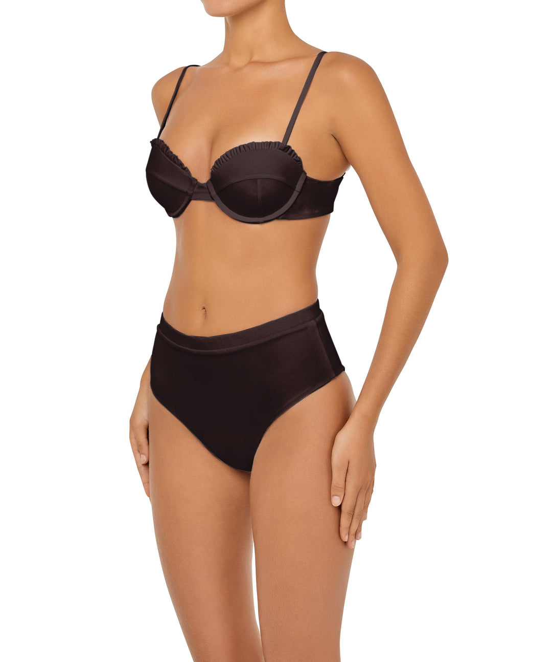 BSWS-T88 Ruffles Underwire Bikini Top