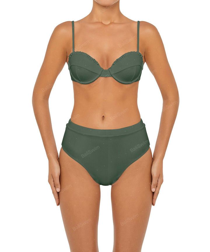 BSWS-B88 High Rise Bikini Bottom