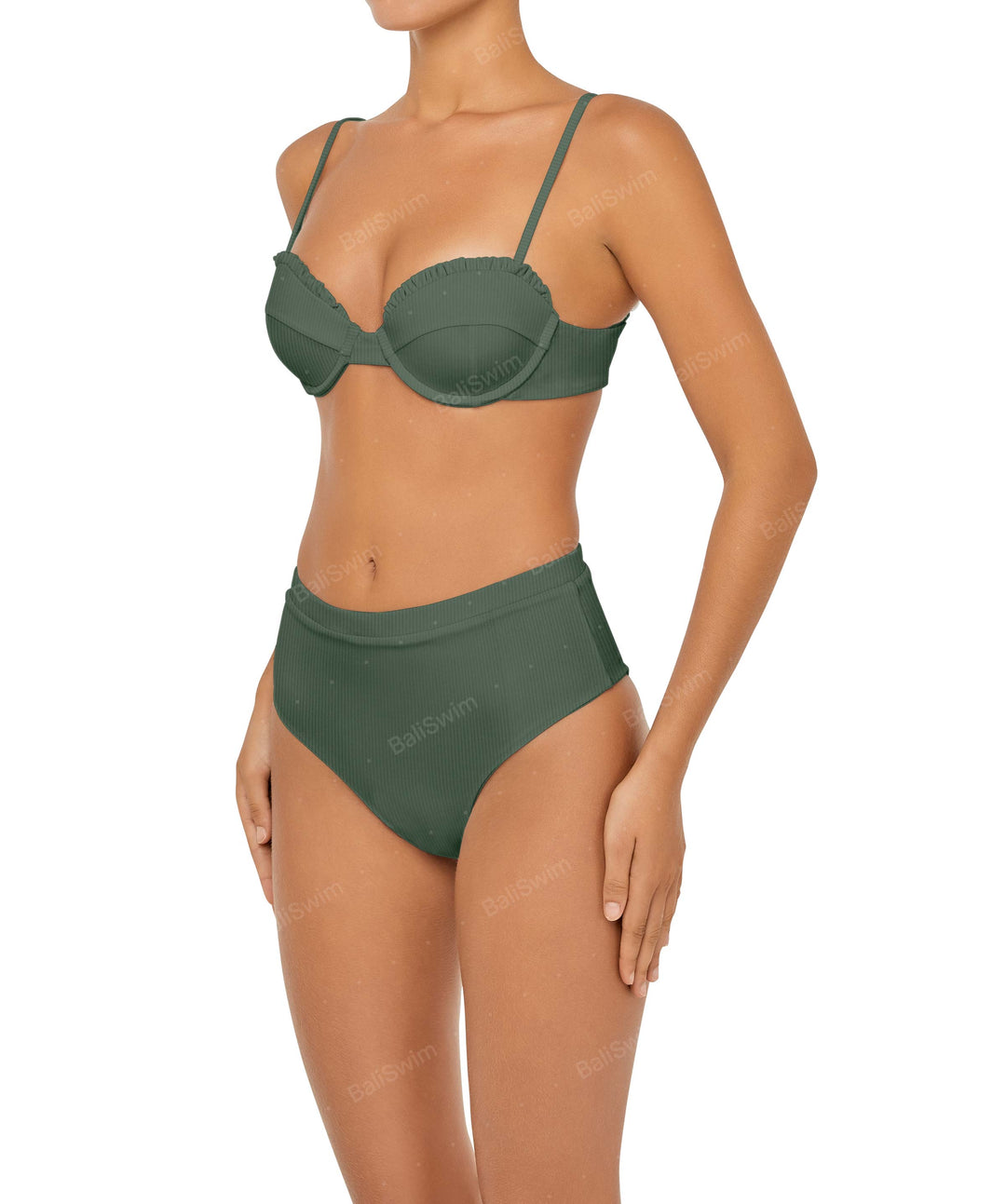 BSWS-B88 High Rise Bikini Bottom