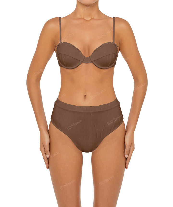 BSWS-B88 High Rise Bikini Bottom