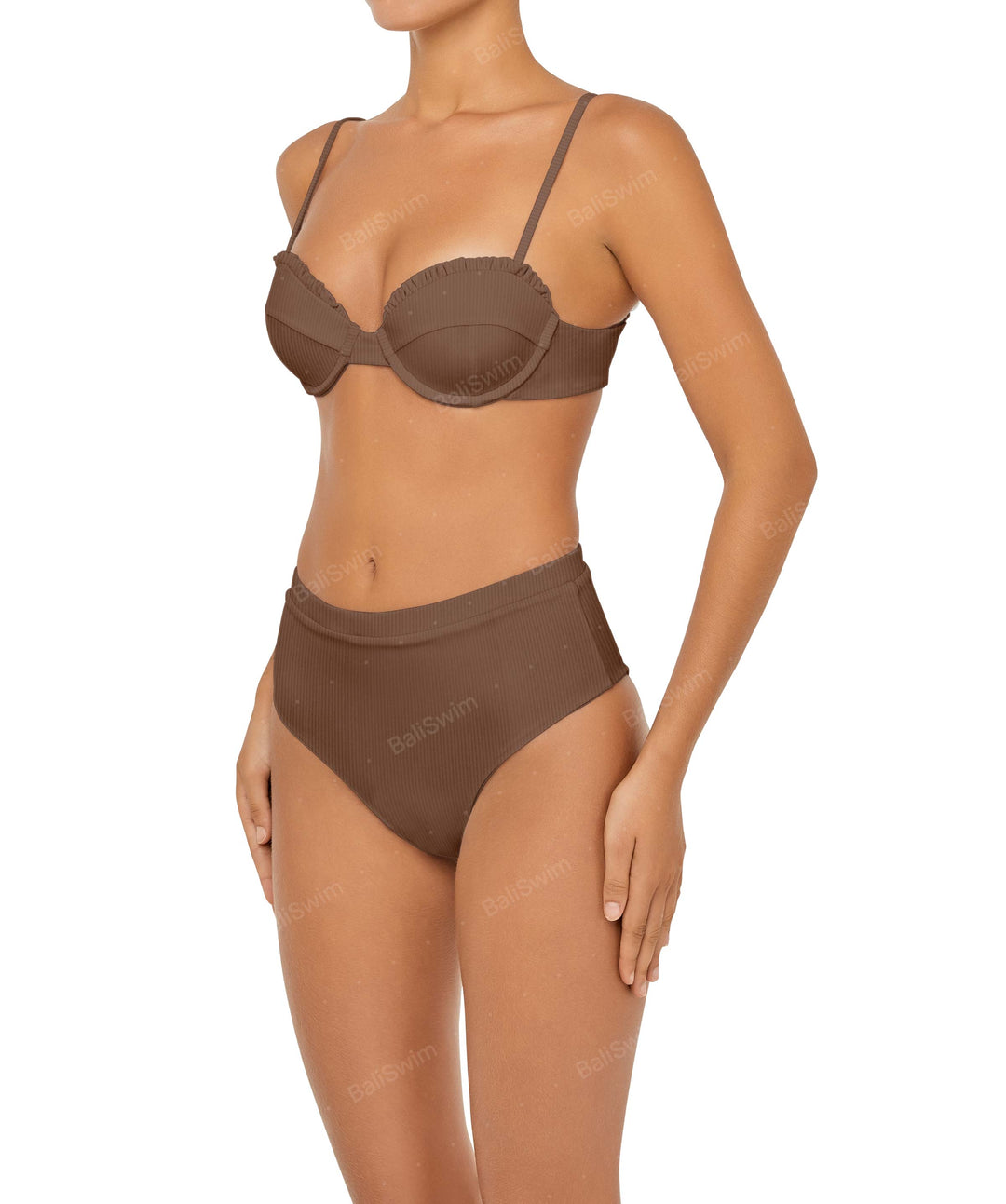 BSWS-B88 High Rise Bikini Bottom