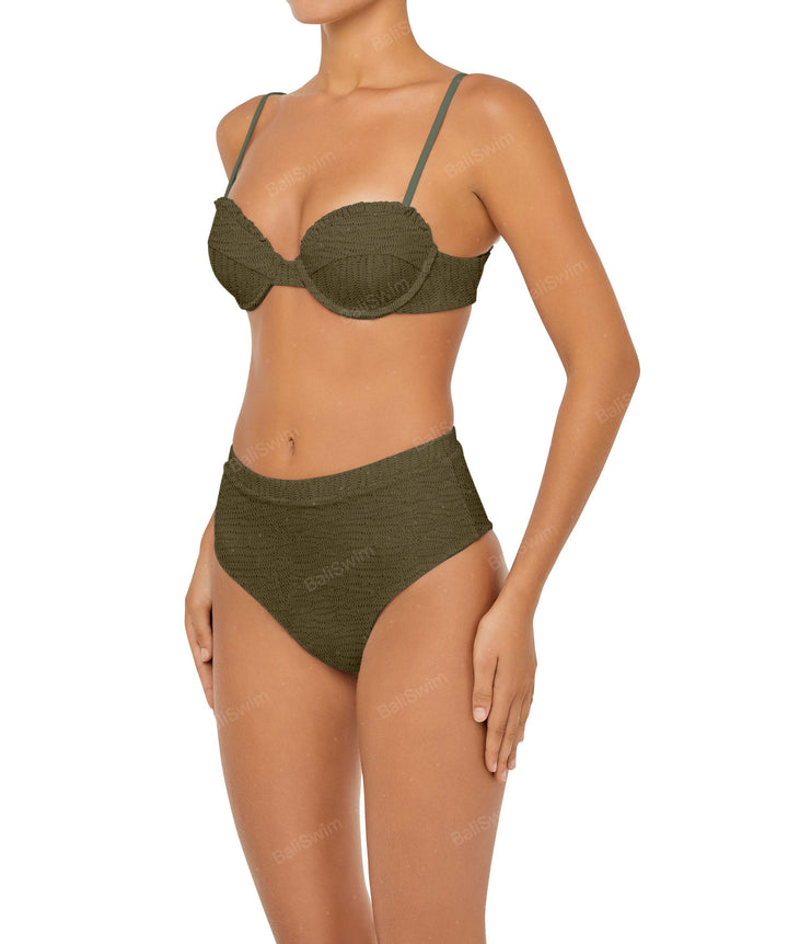 BSWS-T88 Ruffles Underwire Bikini Top