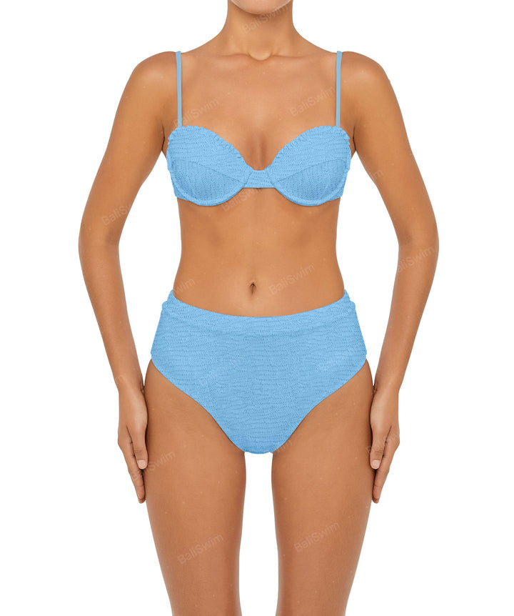 BSWS-T88 Ruffles Underwire Bikini Top