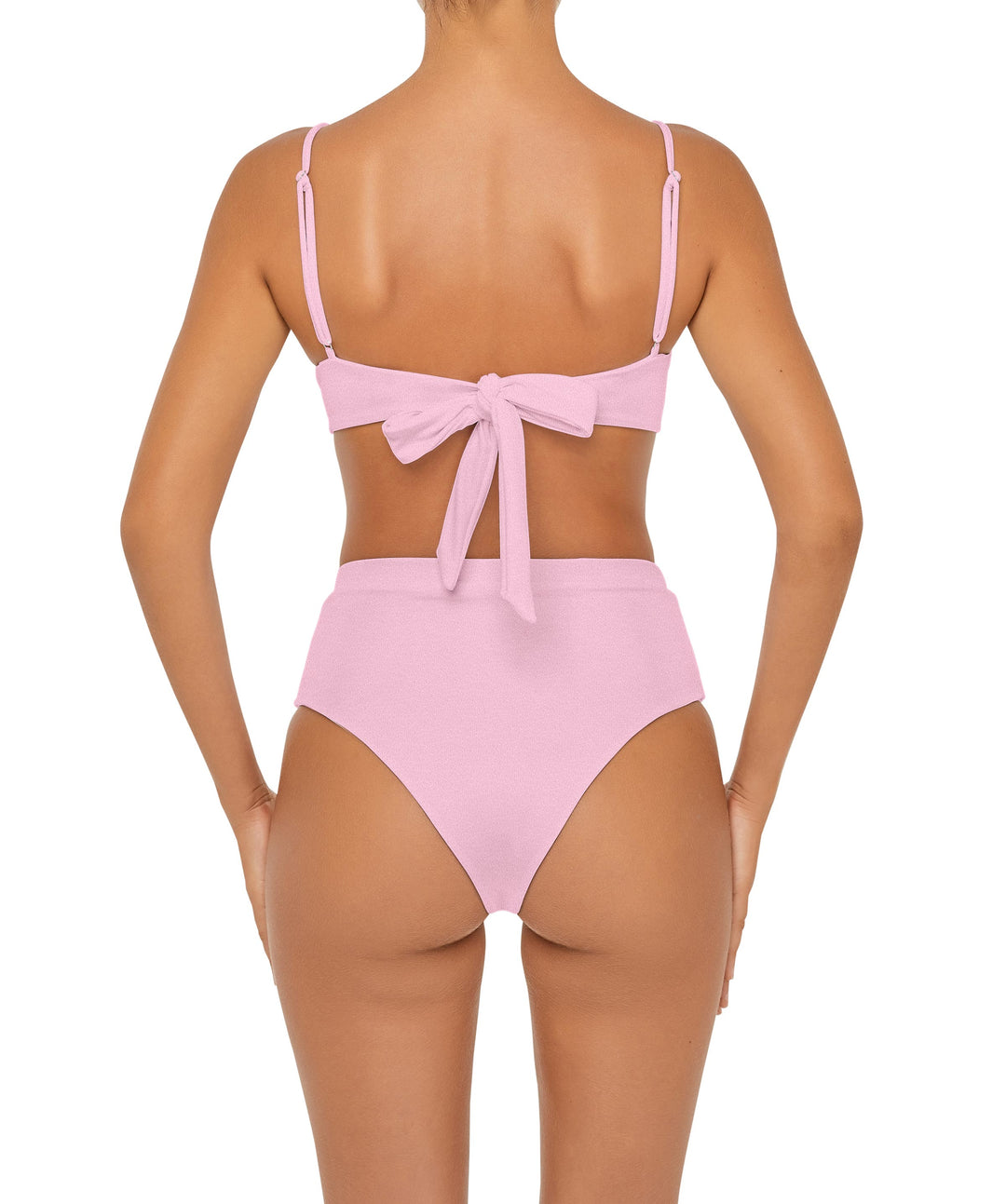 BSWS-B88 High Waisted Thin Band Bikini Bottom