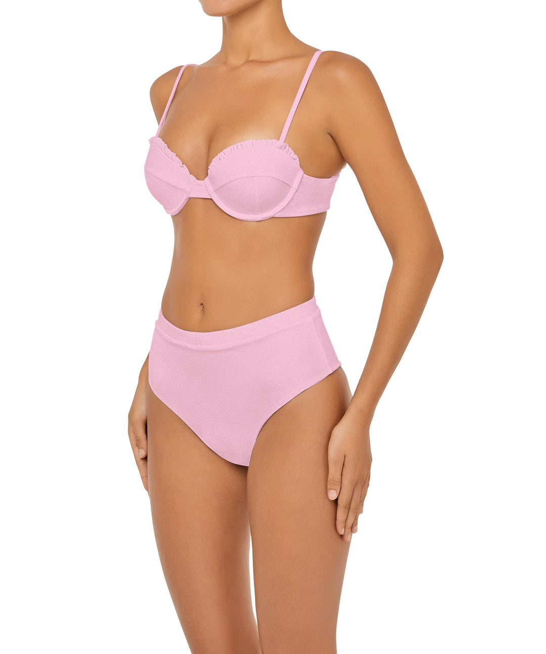 BSWS-B88 High Waisted Thin Band Bikini Bottom