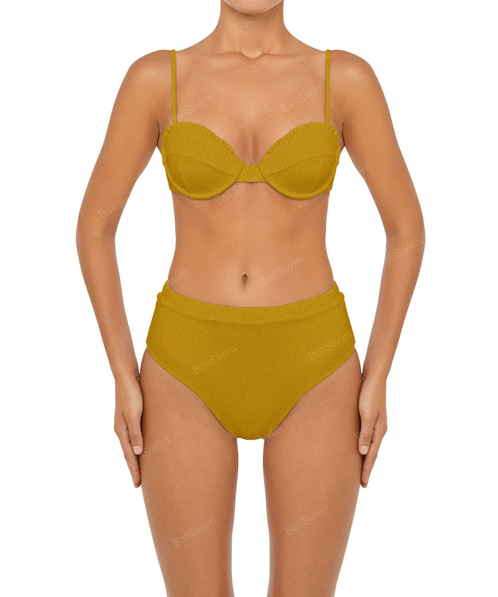BSWS-T88 Ruffles Underwire Bikini Top