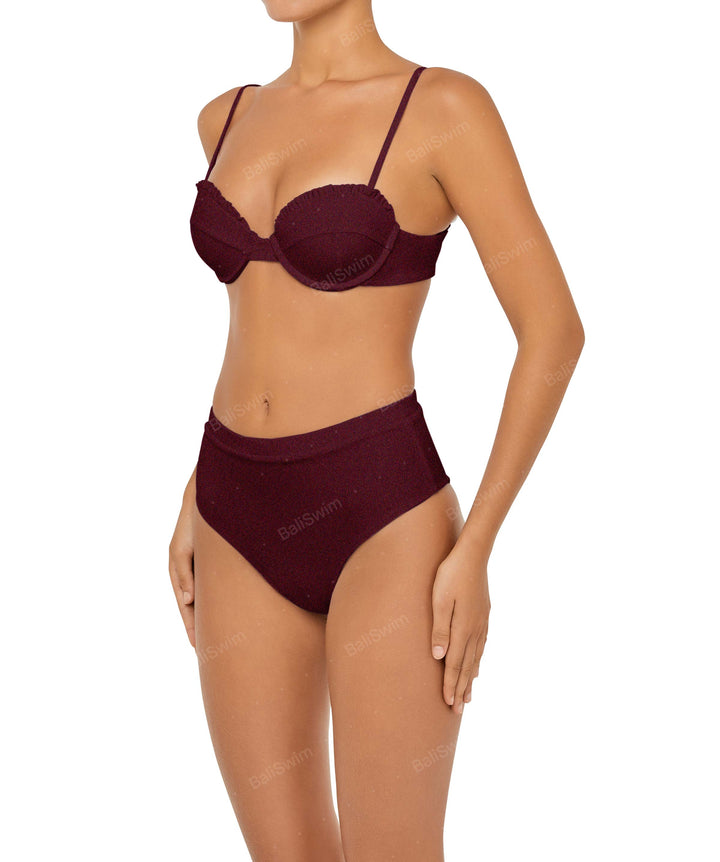 BSWS-B88 High Rise Bikini Bottom