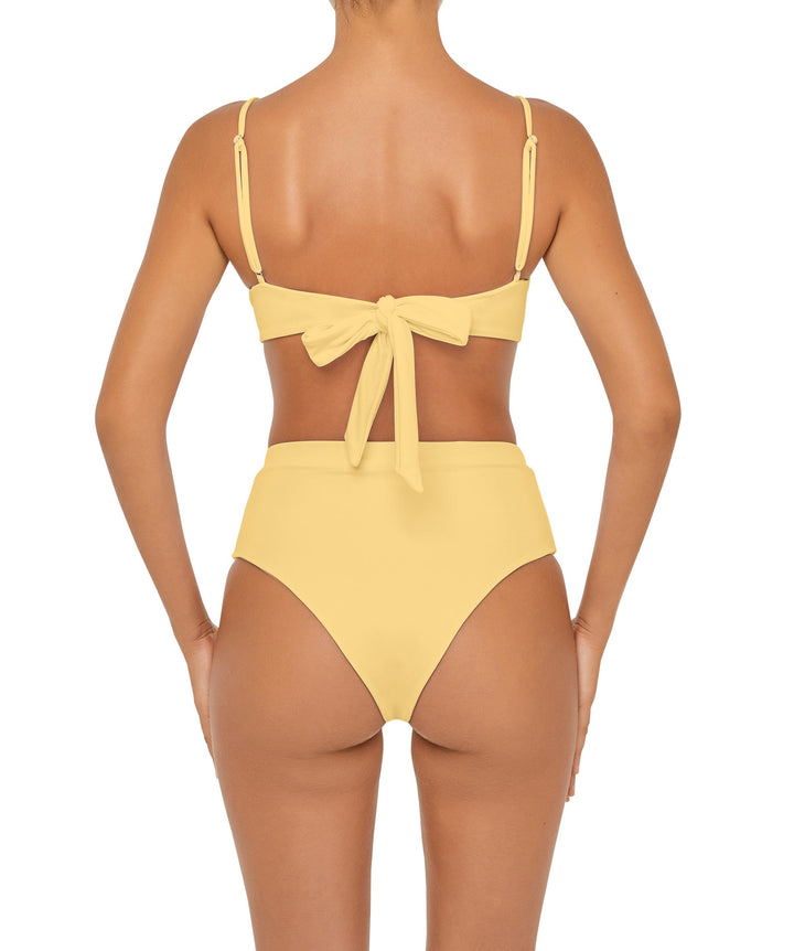 BSWS-B88 High Waisted Thin Band Bikini Bottom