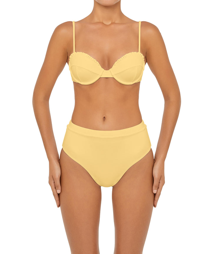 BSWS-B88 High Waisted Thin Band Bikini Bottom
