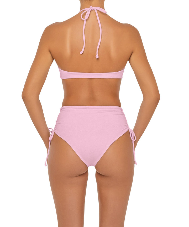 BSWS-B89 High Waisted Side Tunneled Bikini Bottom