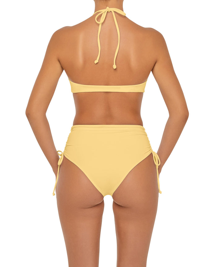 BSWS-B89 High Waisted Side Tunneled Bikini Bottom