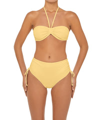 BSWS-B89 High Waisted Side Tunneled Bikini Bottom