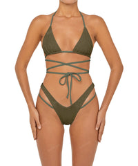 BSWS-B91s V-Waisted Double Strap Bikini Bottom