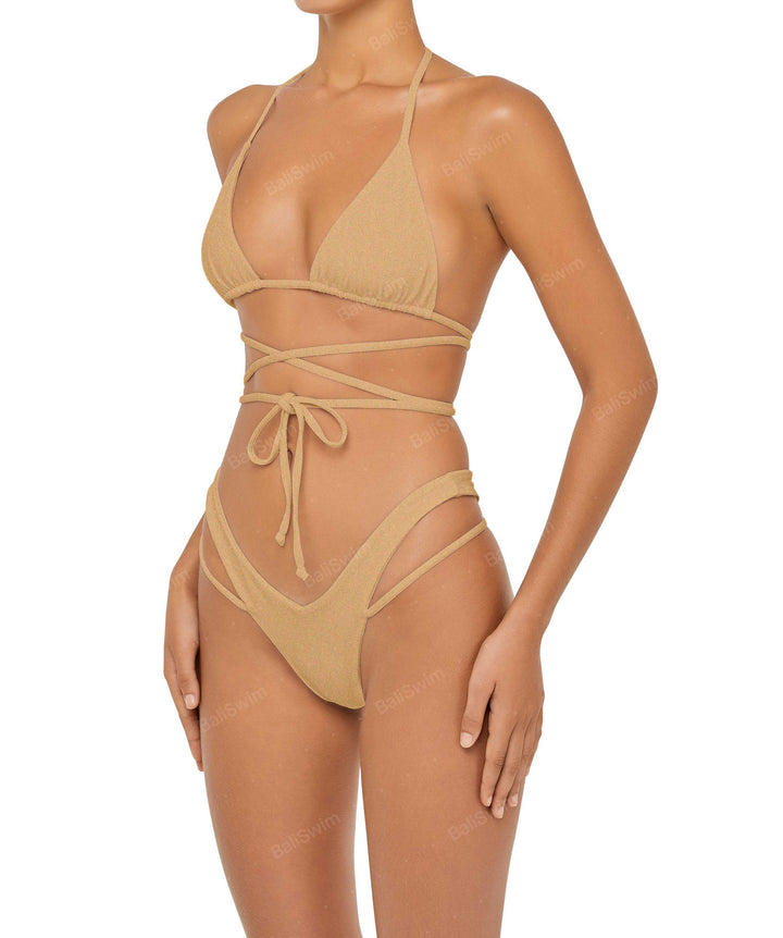 BSWS-B91 V-Waist Straps Bikini Bottom