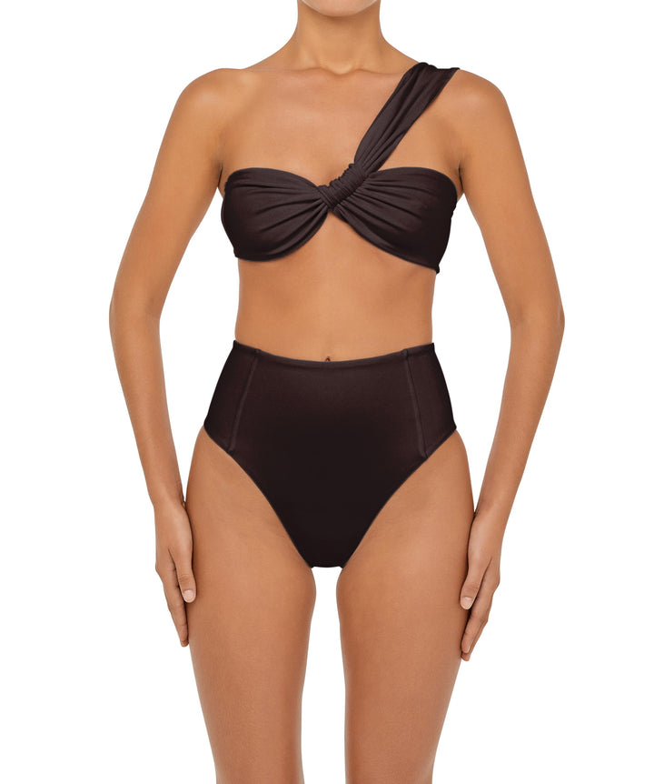 BSWS-T92 One Shoulder Tunnel Bandeau Top