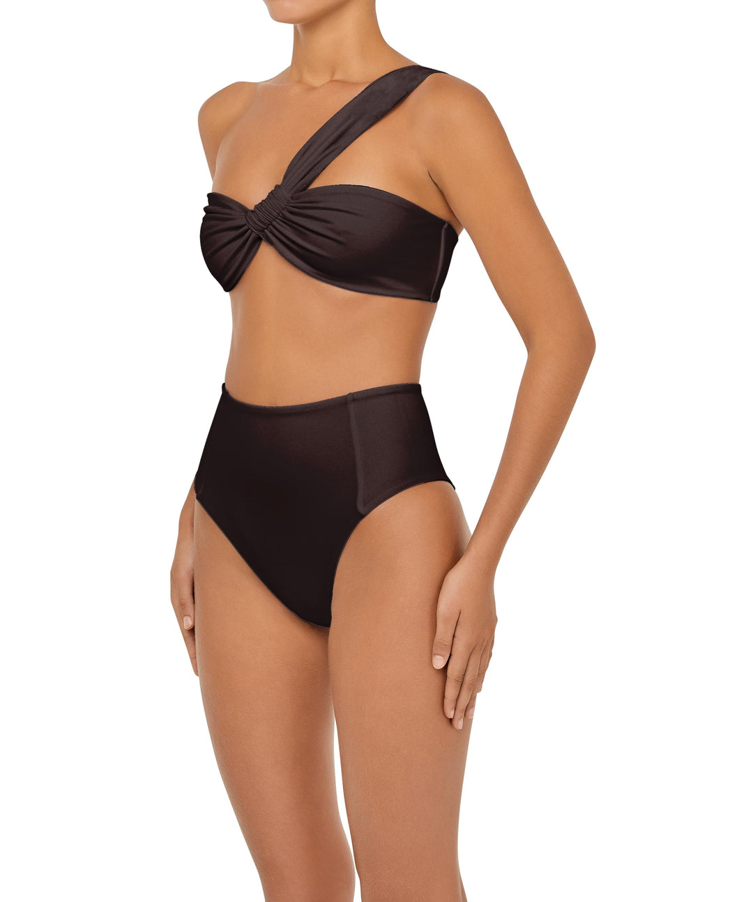 BSWS-B92 High Waisted Princess Seam Bikini Bottom