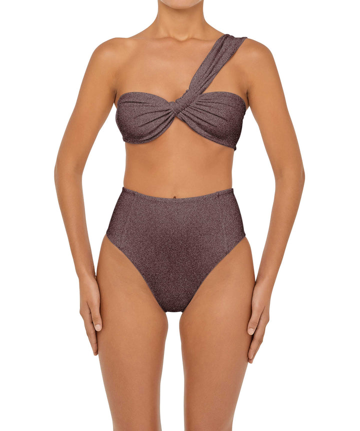 BSWS-T92 One Shoulder Tunnel Bandeau Top