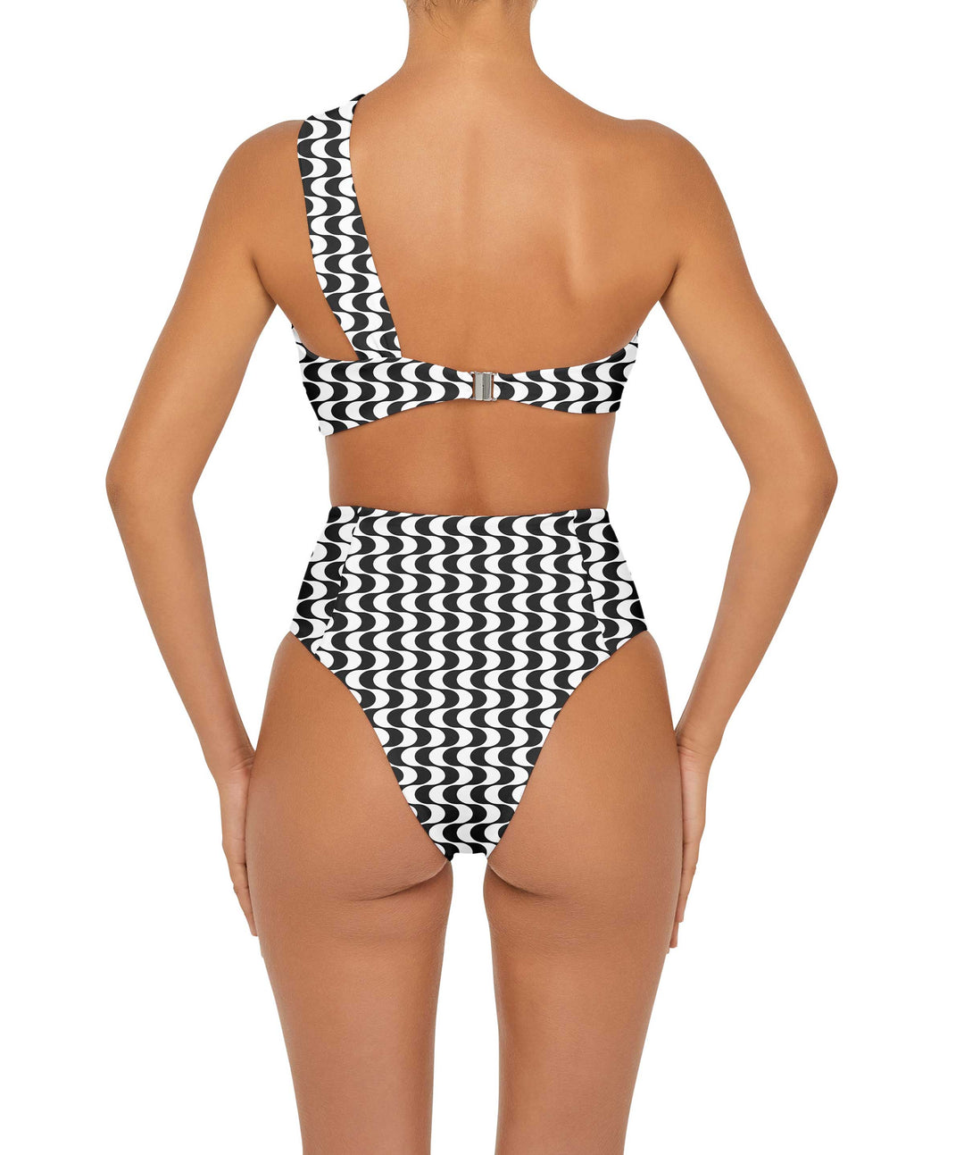 BSWS-T92 One Shoulder Tunnel Bandeau Top
