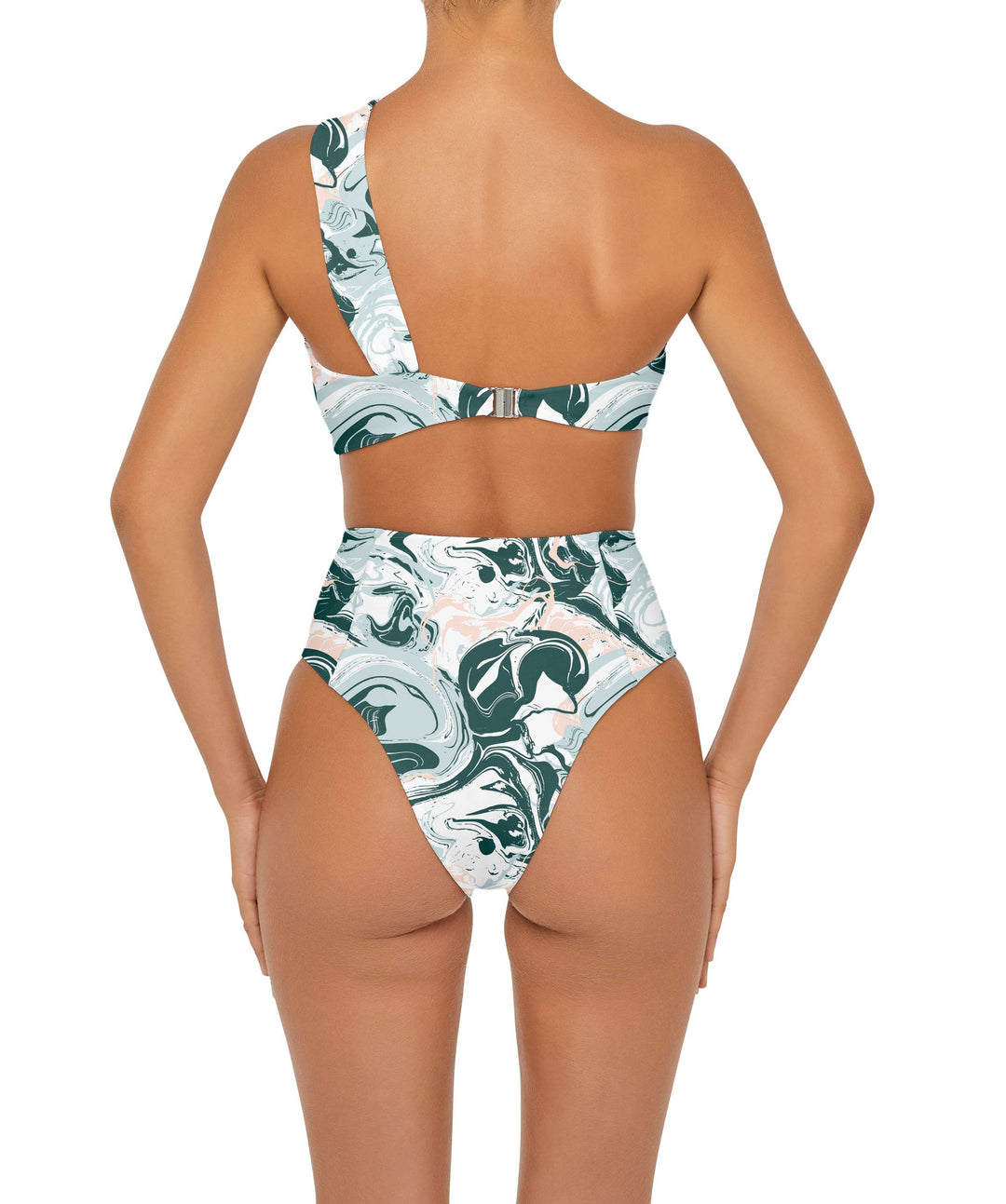 BSWS-B92s High Waisted Princess Seam Bikini Bottom