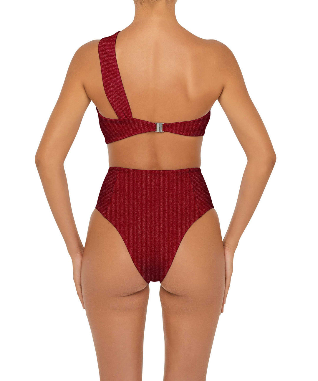 BSWS-T92 One Shoulder Tunnel Bandeau Top