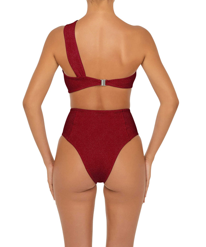 BSWS-T92 One Shoulder Tunnel Bandeau Top