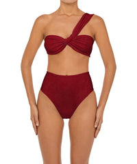 BSWS-T92 One Shoulder Tunnel Bandeau Top