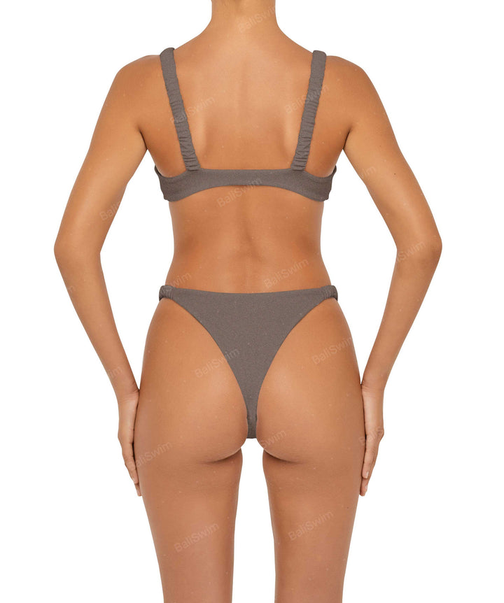 BSWS-T94 Gathered Strap Camisole Bikini Top
