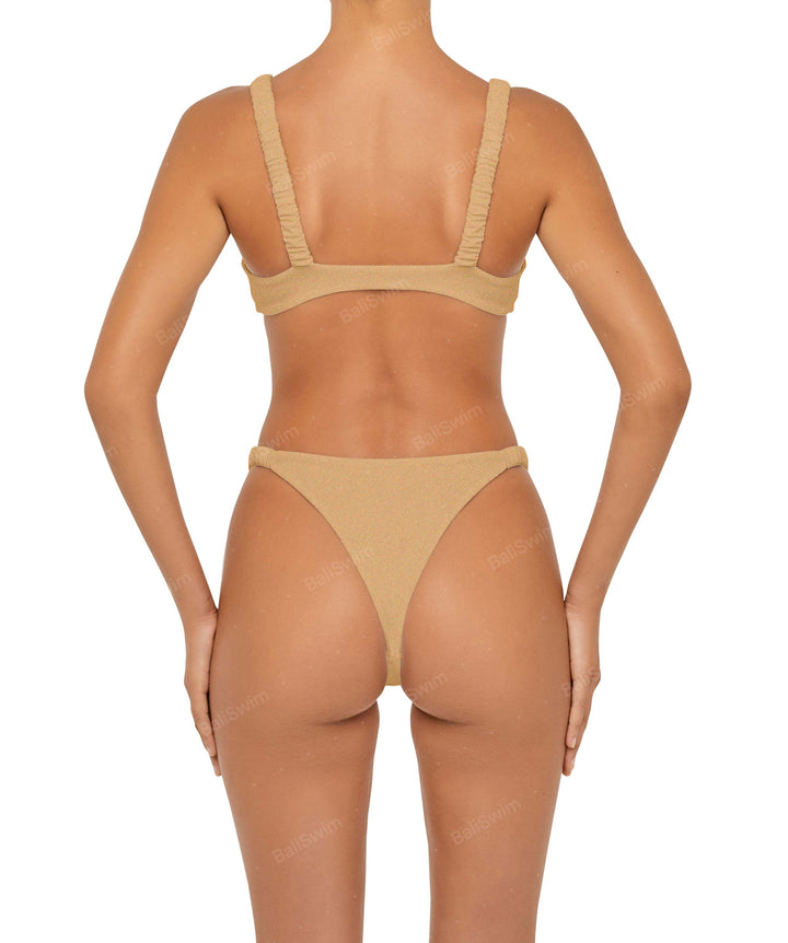 BSWS-B94 Gathered Strap Bikini Bottom