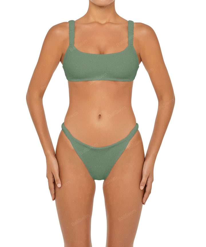 BSWS-B94 Gathered Strap Bikini Bottom