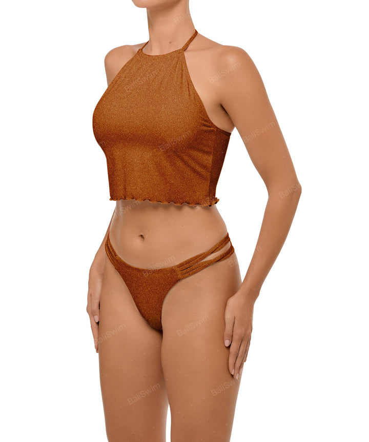 BSWS-B96 Criss cross Strappy Bikini Bottom