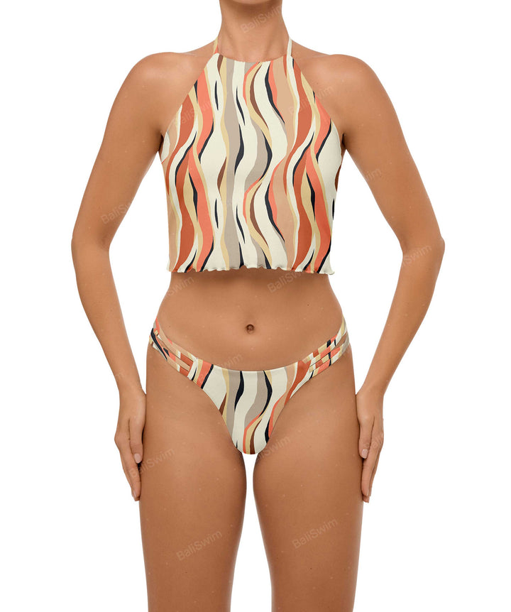 BSWS-B96 Criss cross Strappy Bikini Bottom