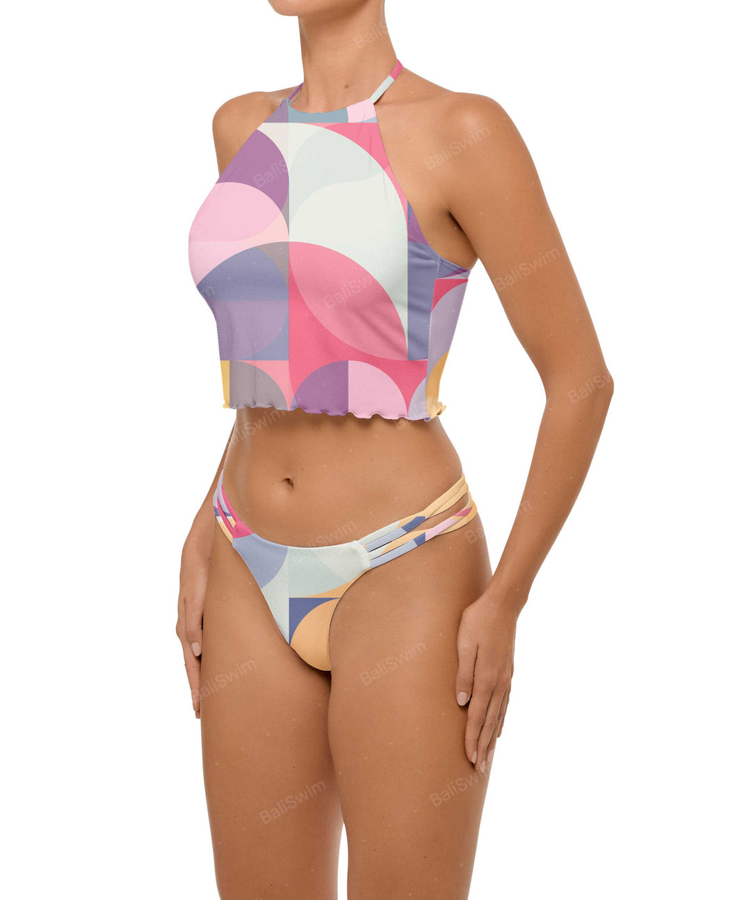 BSWS-B96 Criss cross Strappy Bikini Bottom