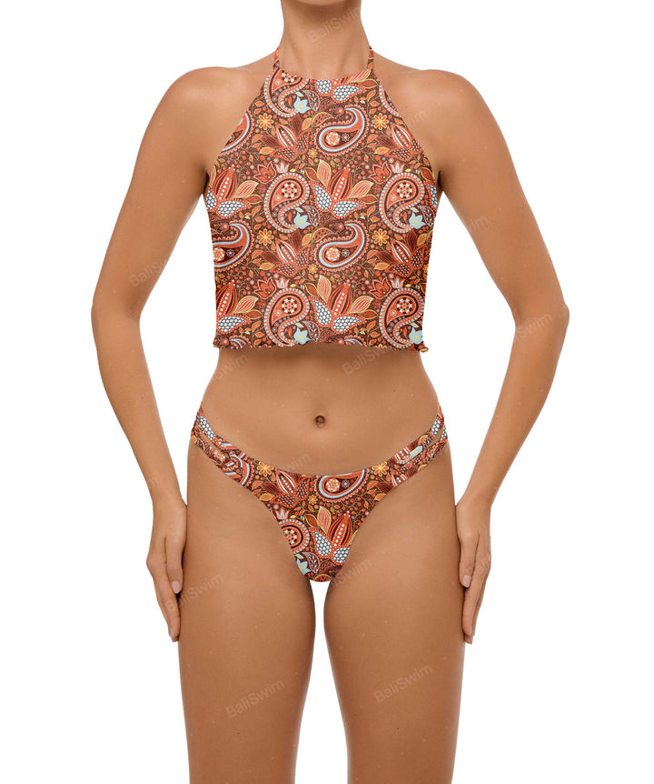BSWS-B96 Criss cross Strappy Bikini Bottom