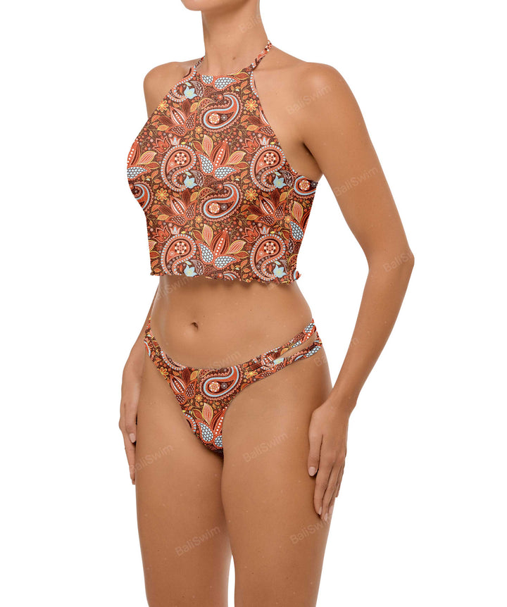 BSWS-B96 Criss cross Strappy Bikini Bottom