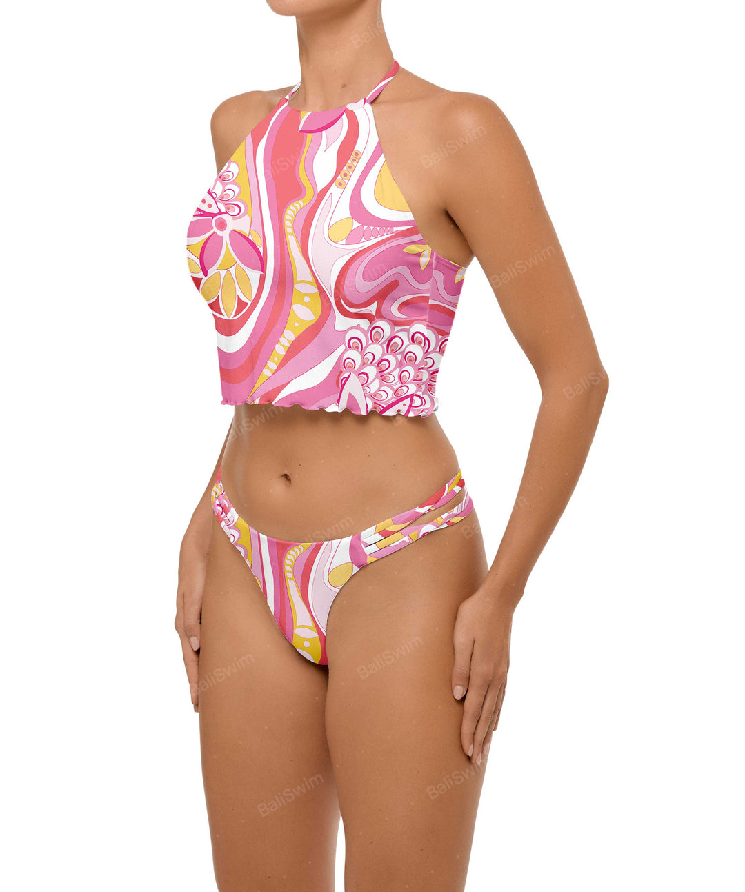 BSWS-B96 Criss cross Strappy Bikini Bottom