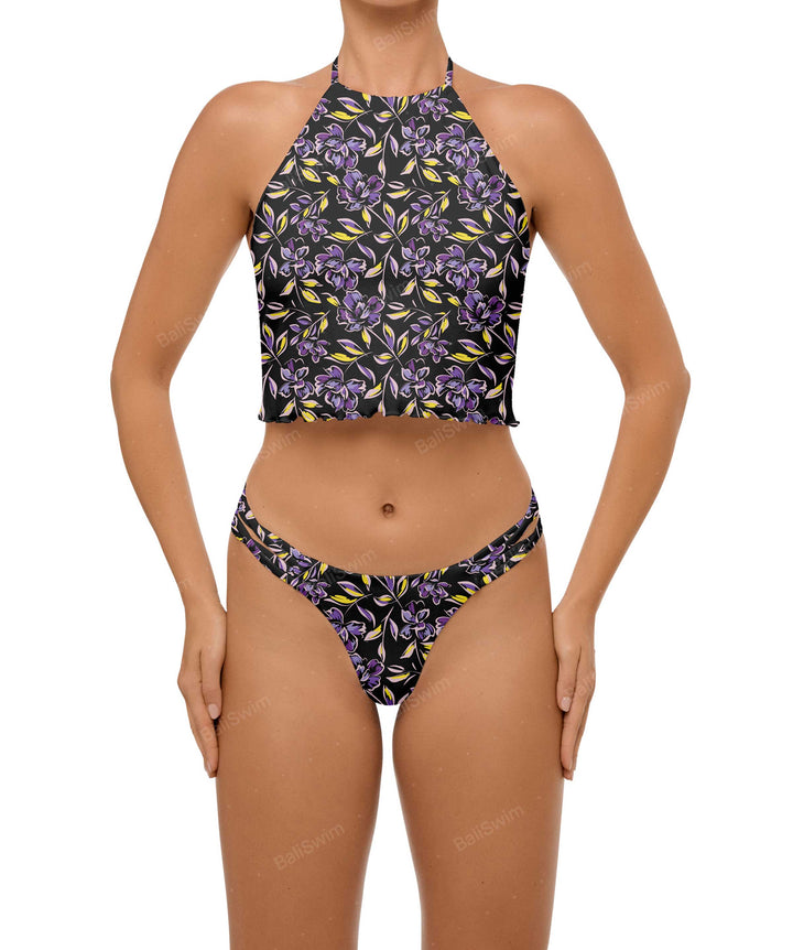 BSWS-B96 Criss cross Strappy Bikini Bottom