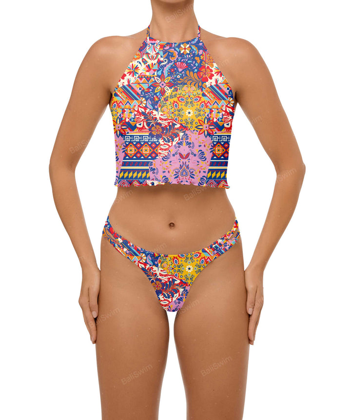 BSWS-B96 Criss cross Strappy Bikini Bottom