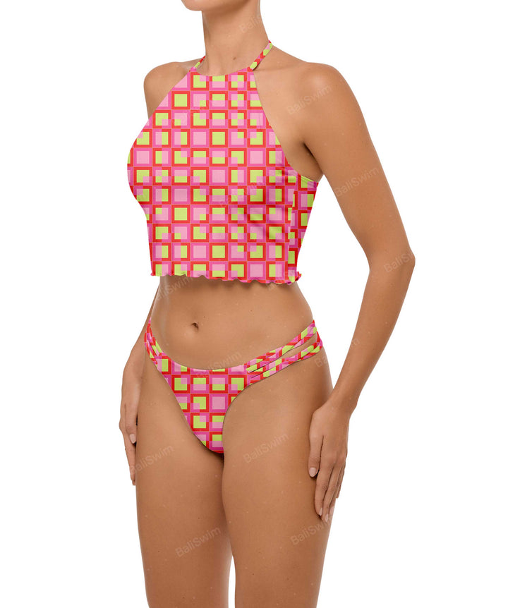 BSWS-B96 Criss cross Strappy Bikini Bottom