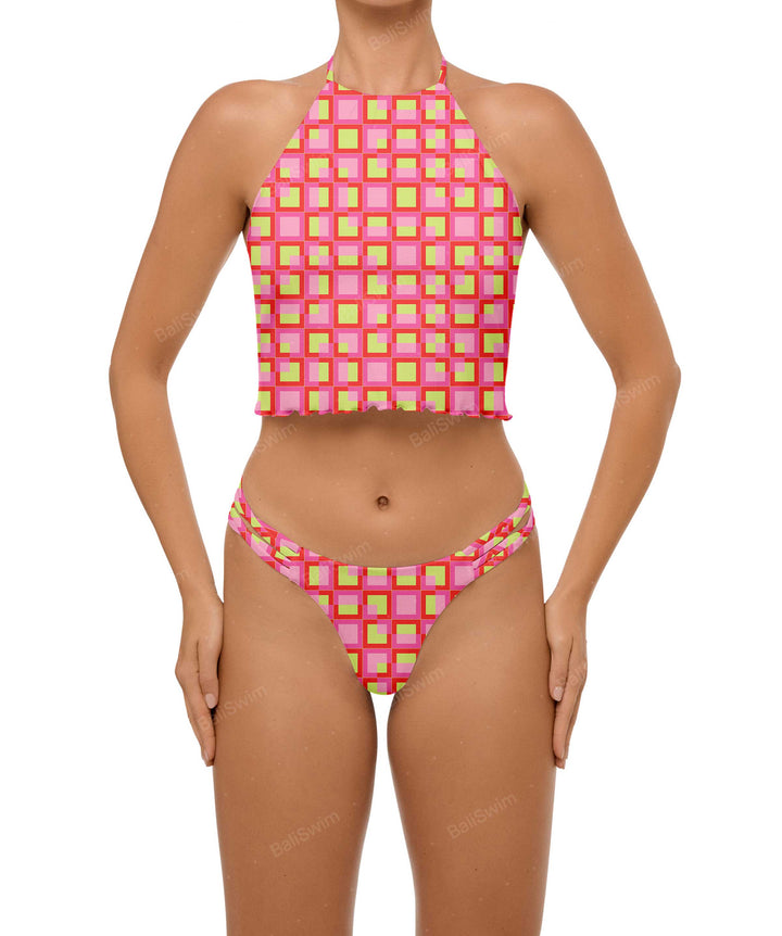 BSWS-B96 Criss cross Strappy Bikini Bottom