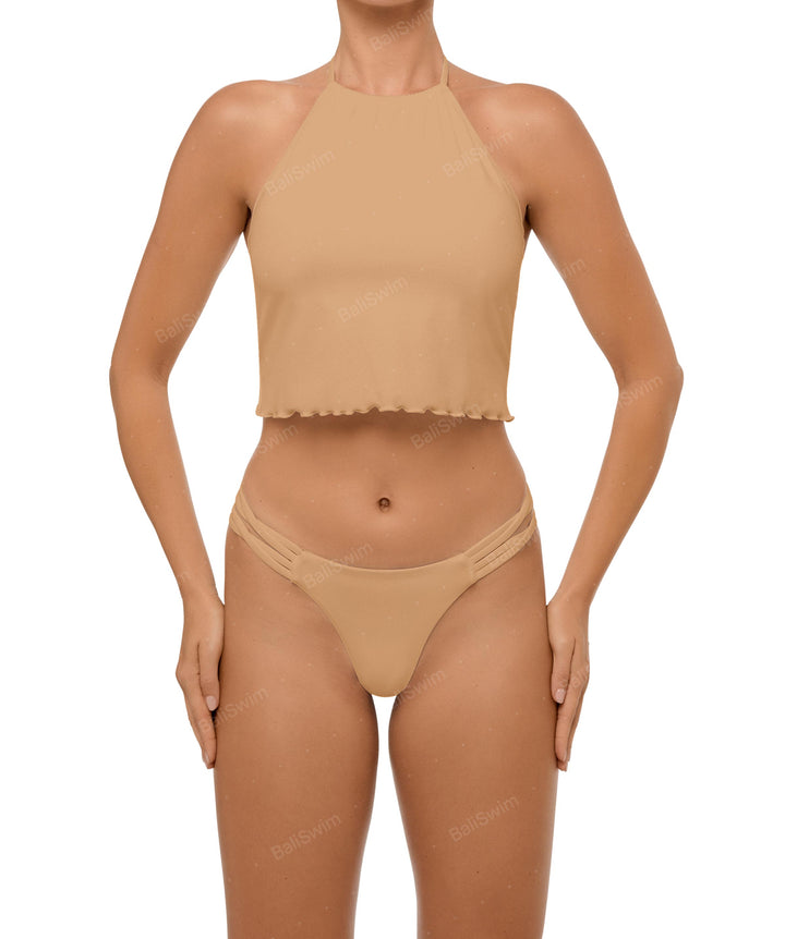 BSWS-B96 Criss cross Strappy Bikini Bottom