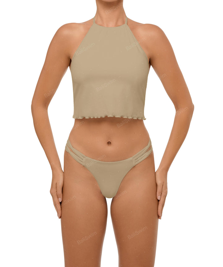 BSWS-B96 Criss cross Strappy Bikini Bottom