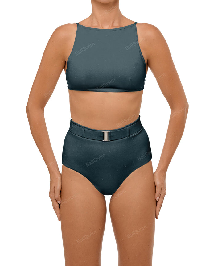 BSWS-T98 High Neck Bikini Top