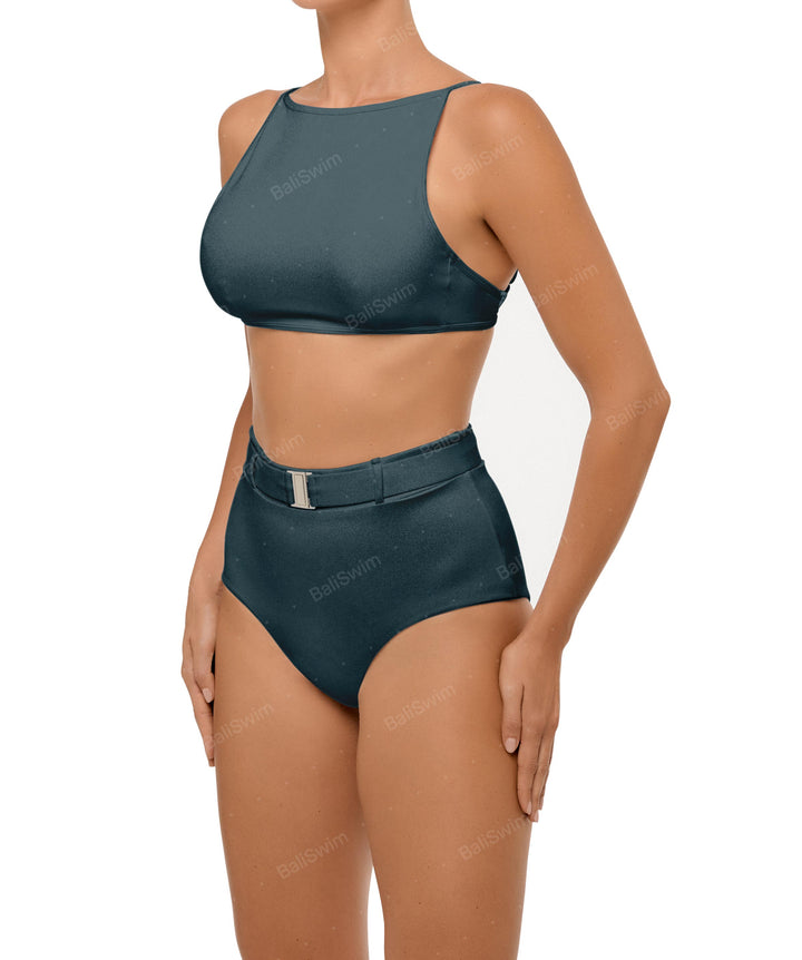 BSWS-T98 High Neck Bikini Top