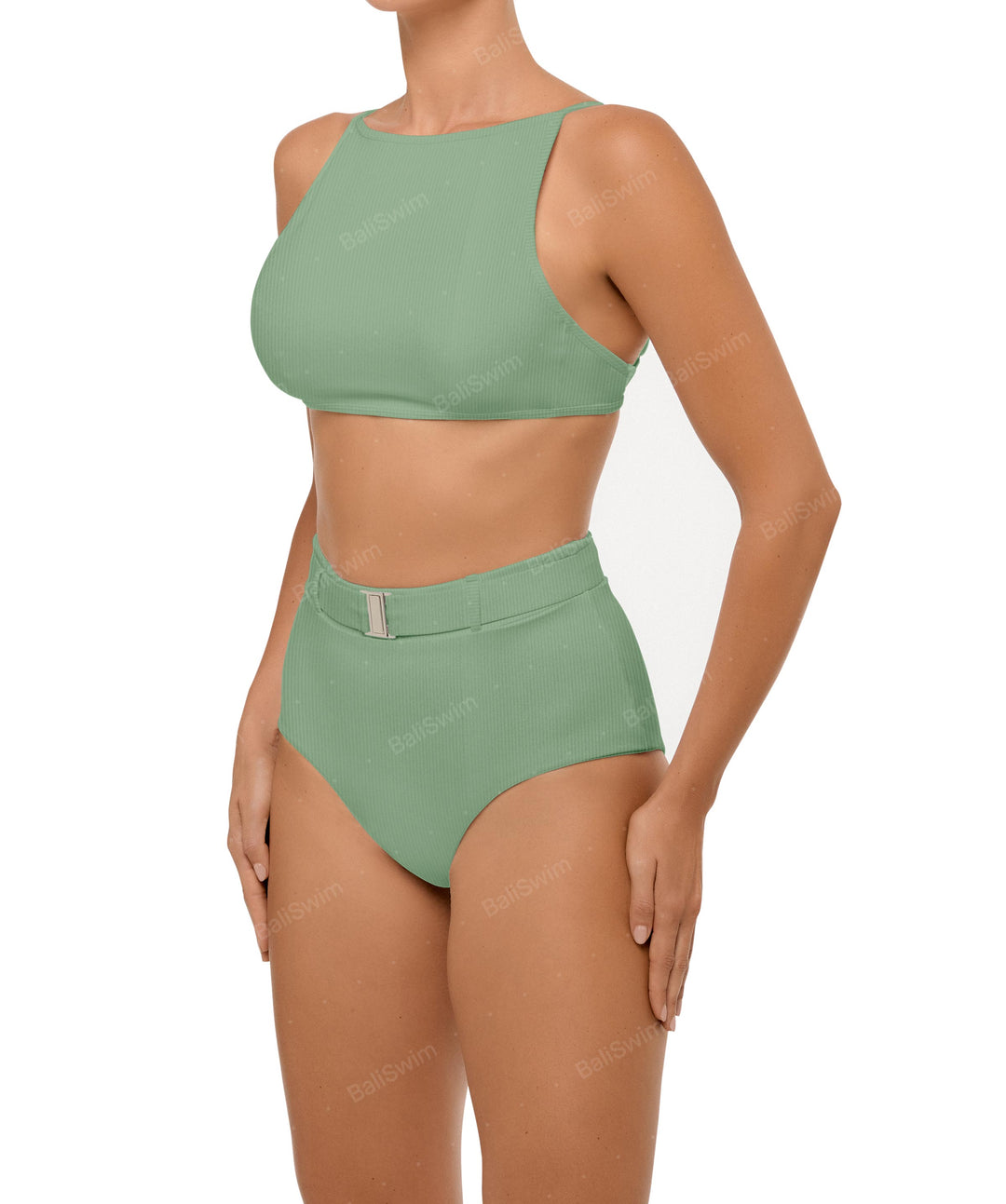BSWS-T98 High Neck Bikini Top